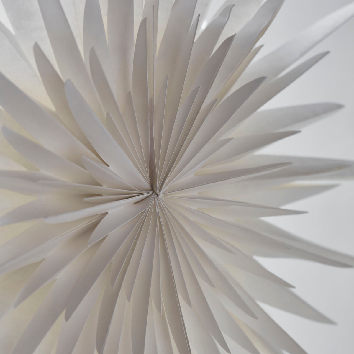 Papierstern Dust Nr 1 - cremeweiß