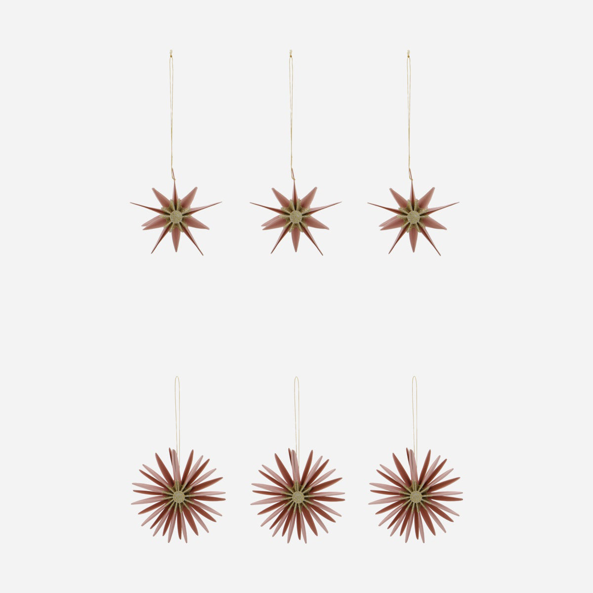 Papieranhänger Stari 6er Set - rose