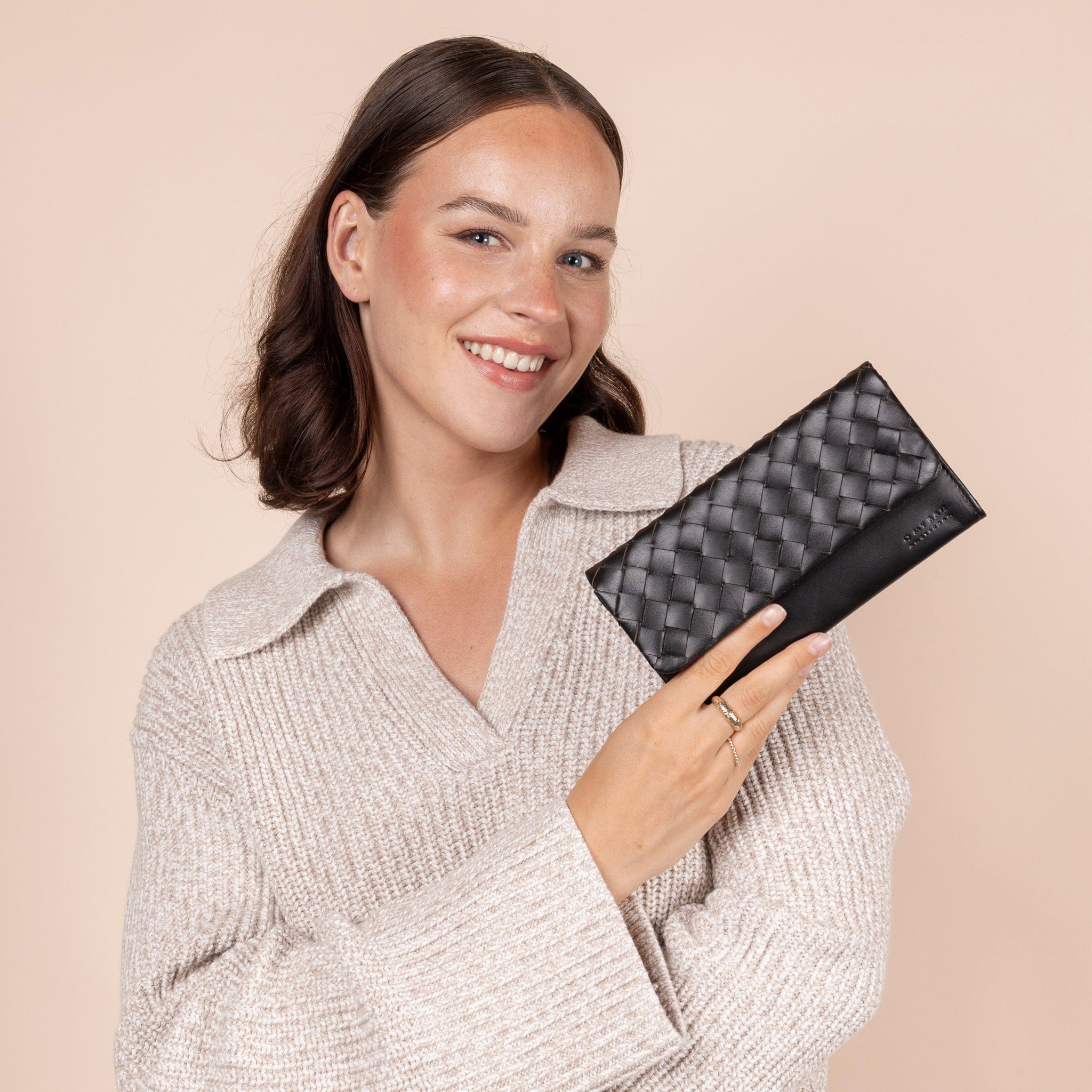 Geldbörse Pau's Pouch - schwarz gewebt