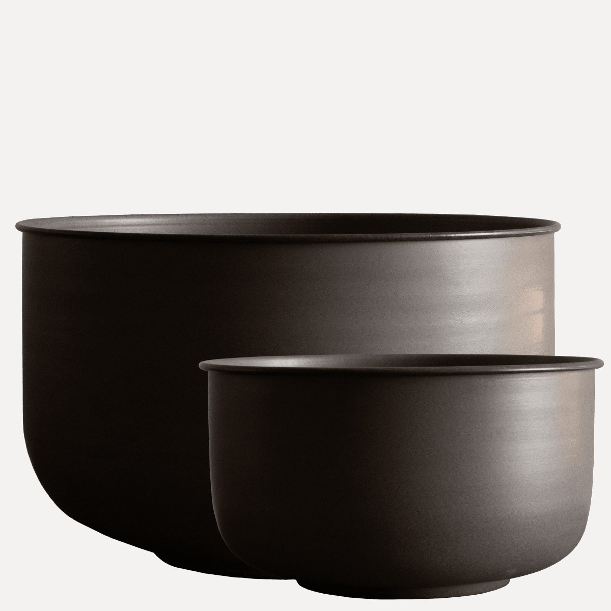 Pflanzschale Out Wide - braun