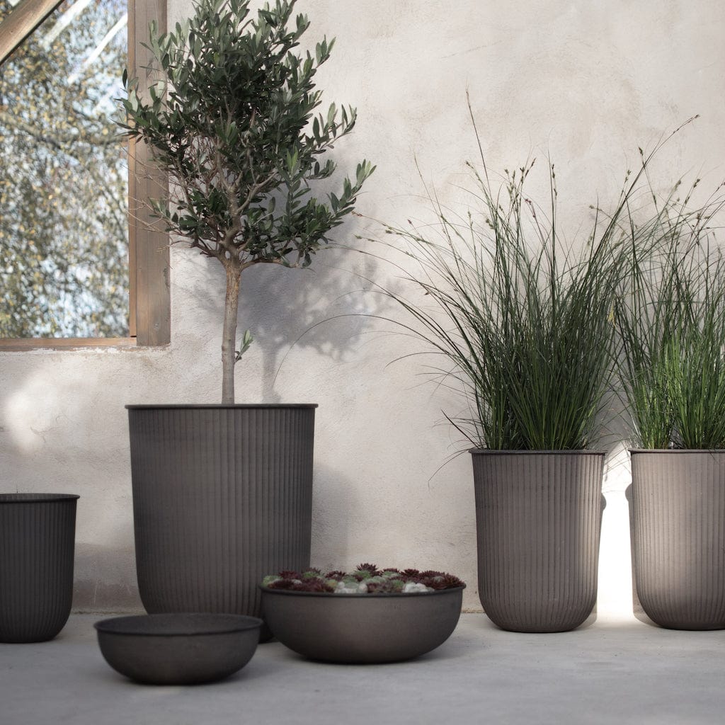 Pflanztopf Out Stripe - braun