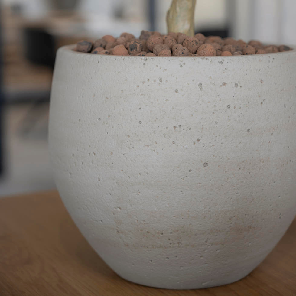 Pflanztopf Mini Orb - beige washed