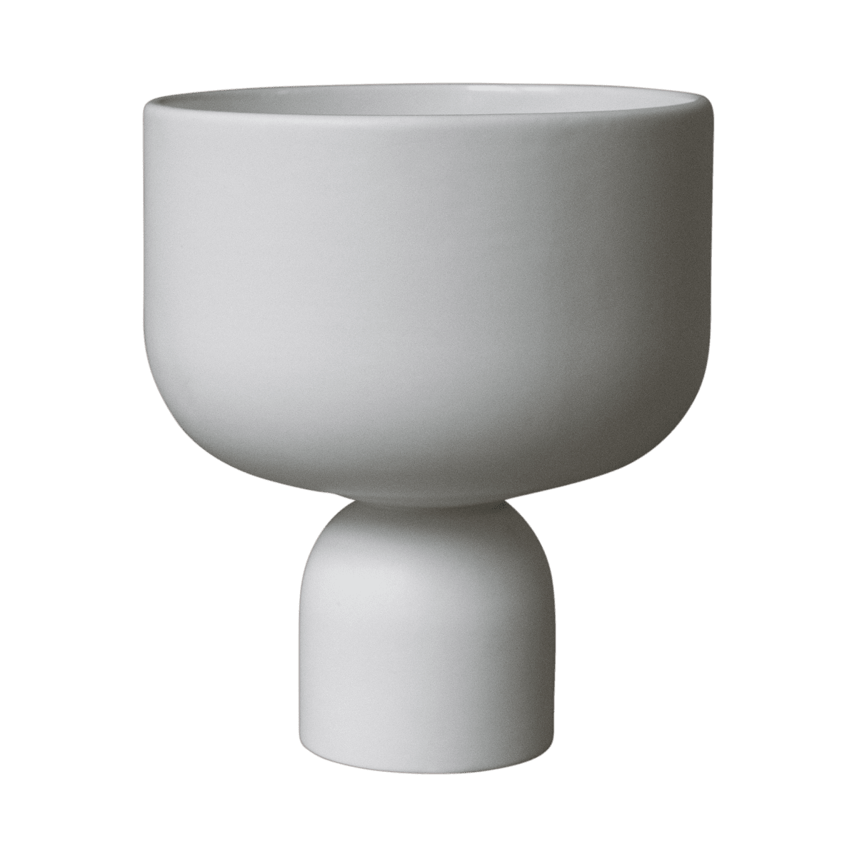 Übertopf Post L - weiß