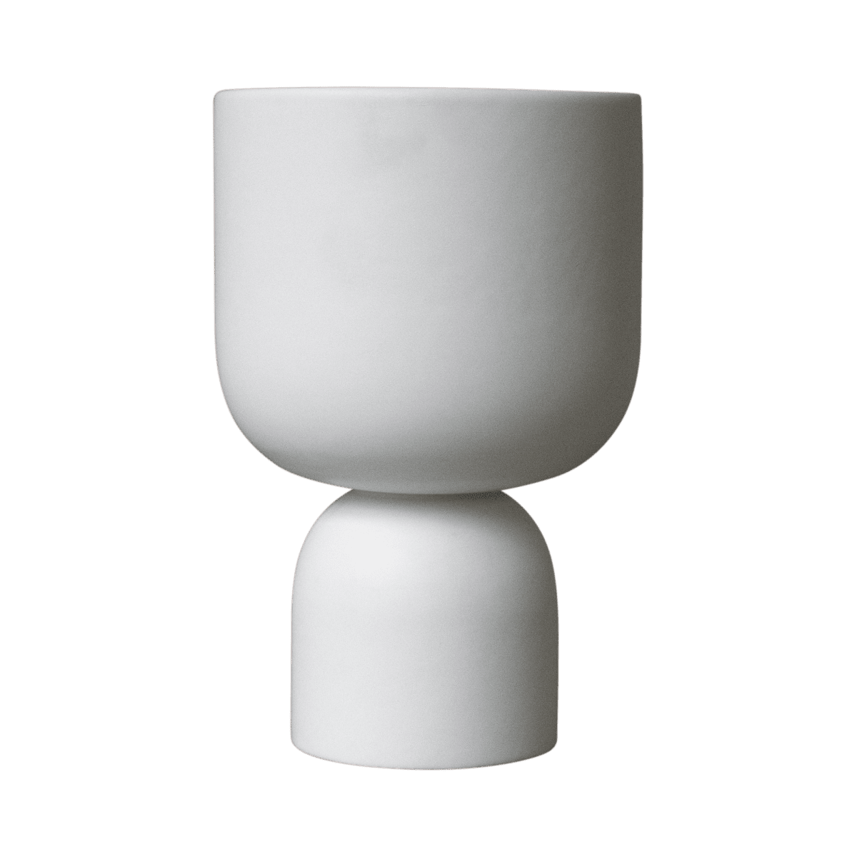 Übertopf Post S - weiß