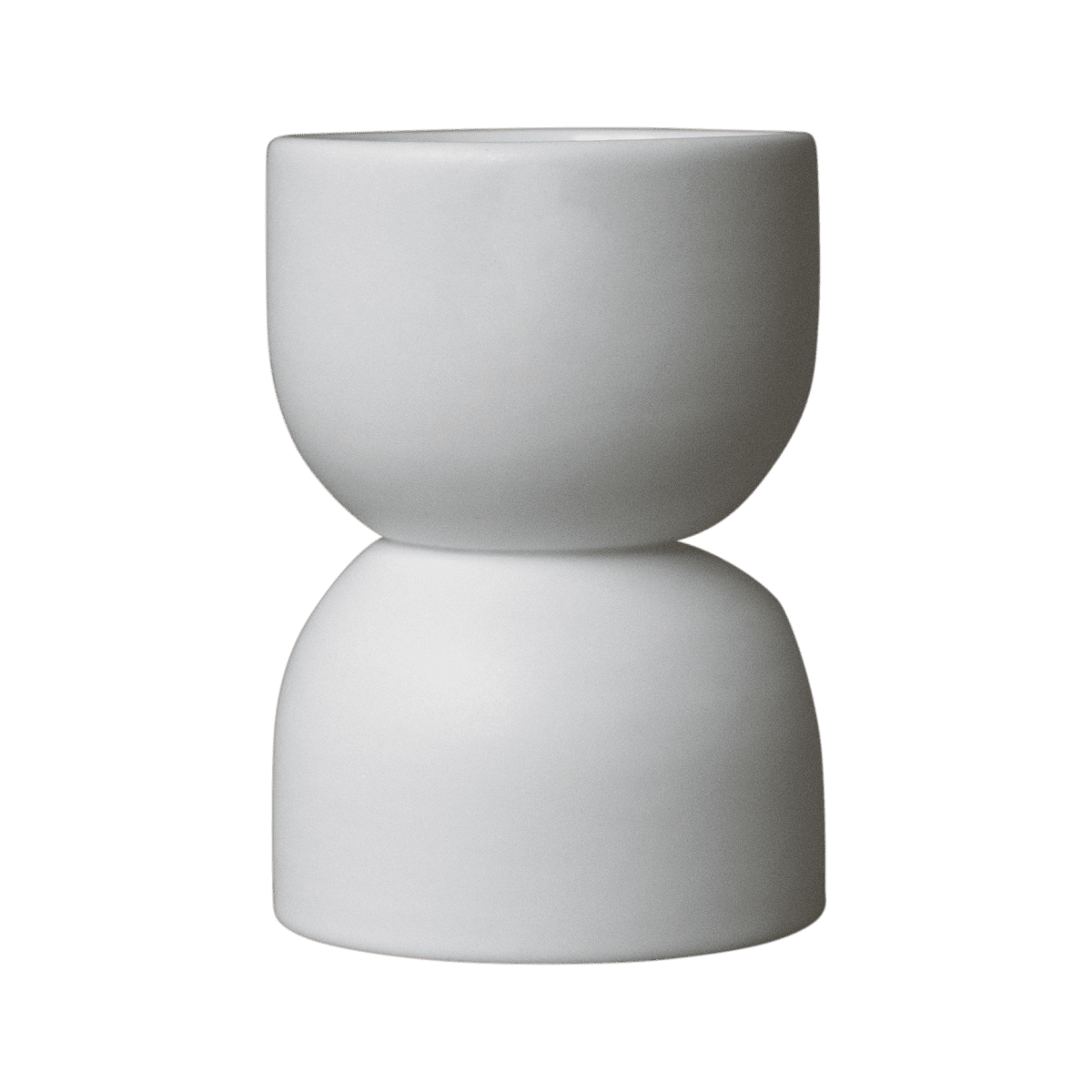 Teelichthalter Post - weiß