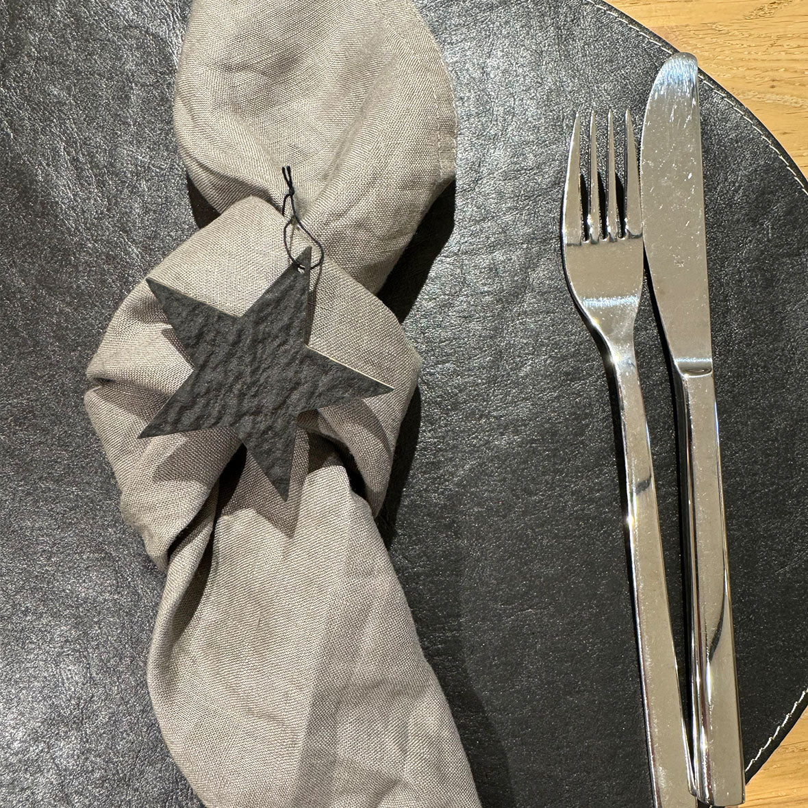 Papieranhänger pulp 12er Set - schwarz