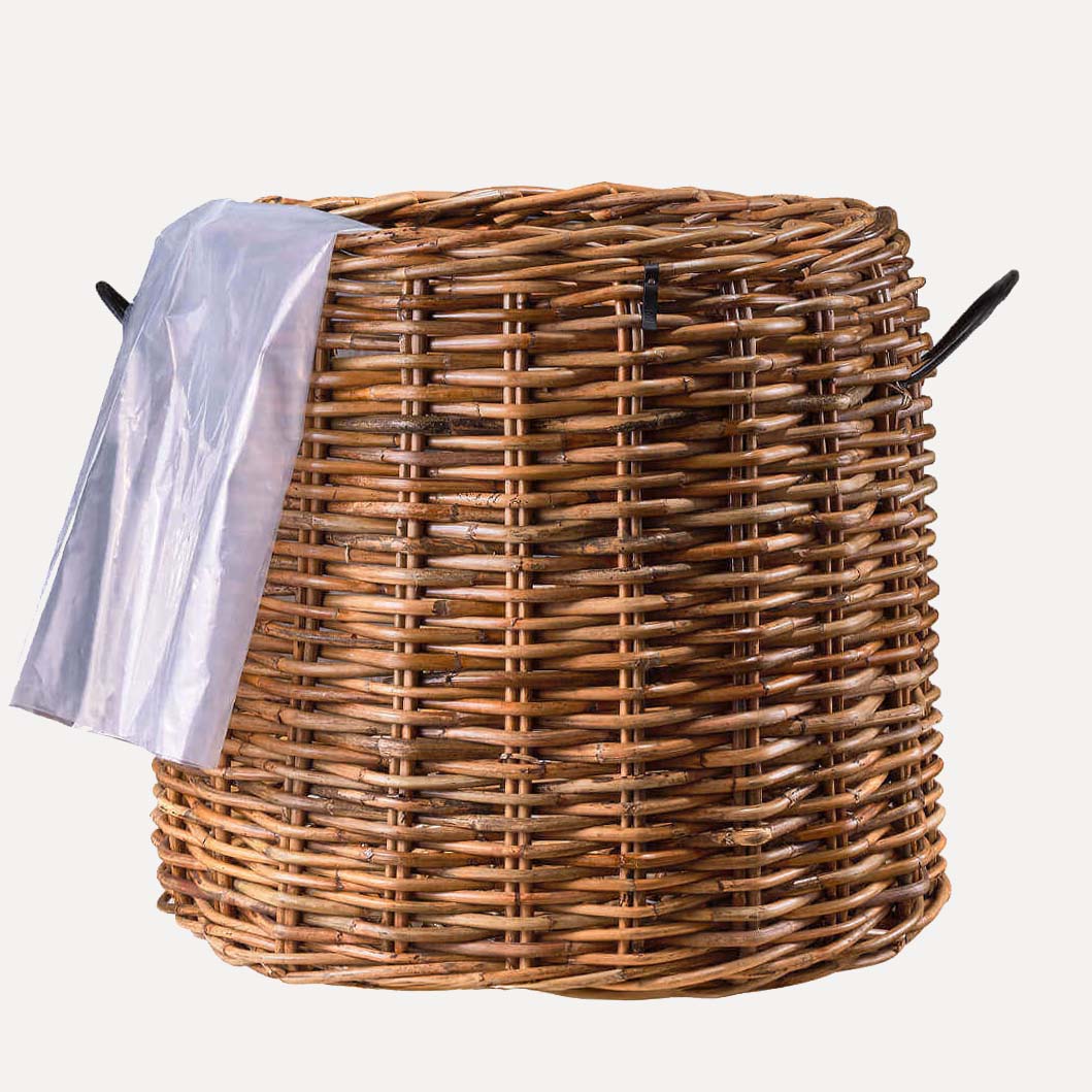 Rattan Korb rund magnum low - 110x100cm