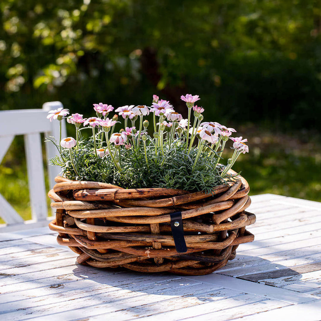 Rattan Schalen - rund