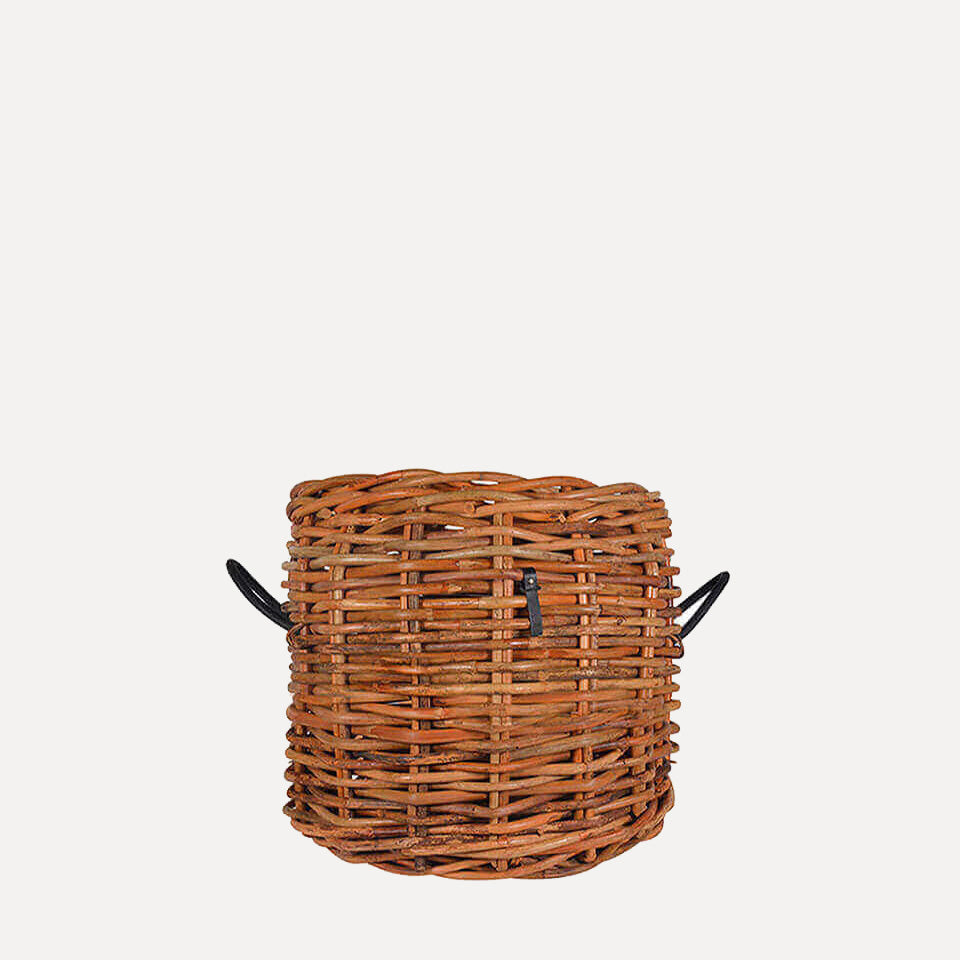Rattan Korb rund maxi low - 45x39cm