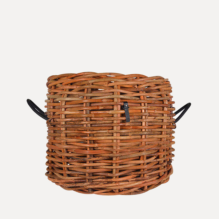 Rattan Korb rund mega low - 62x50cm