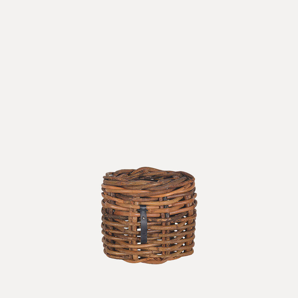 Rattan Korb rund mini low