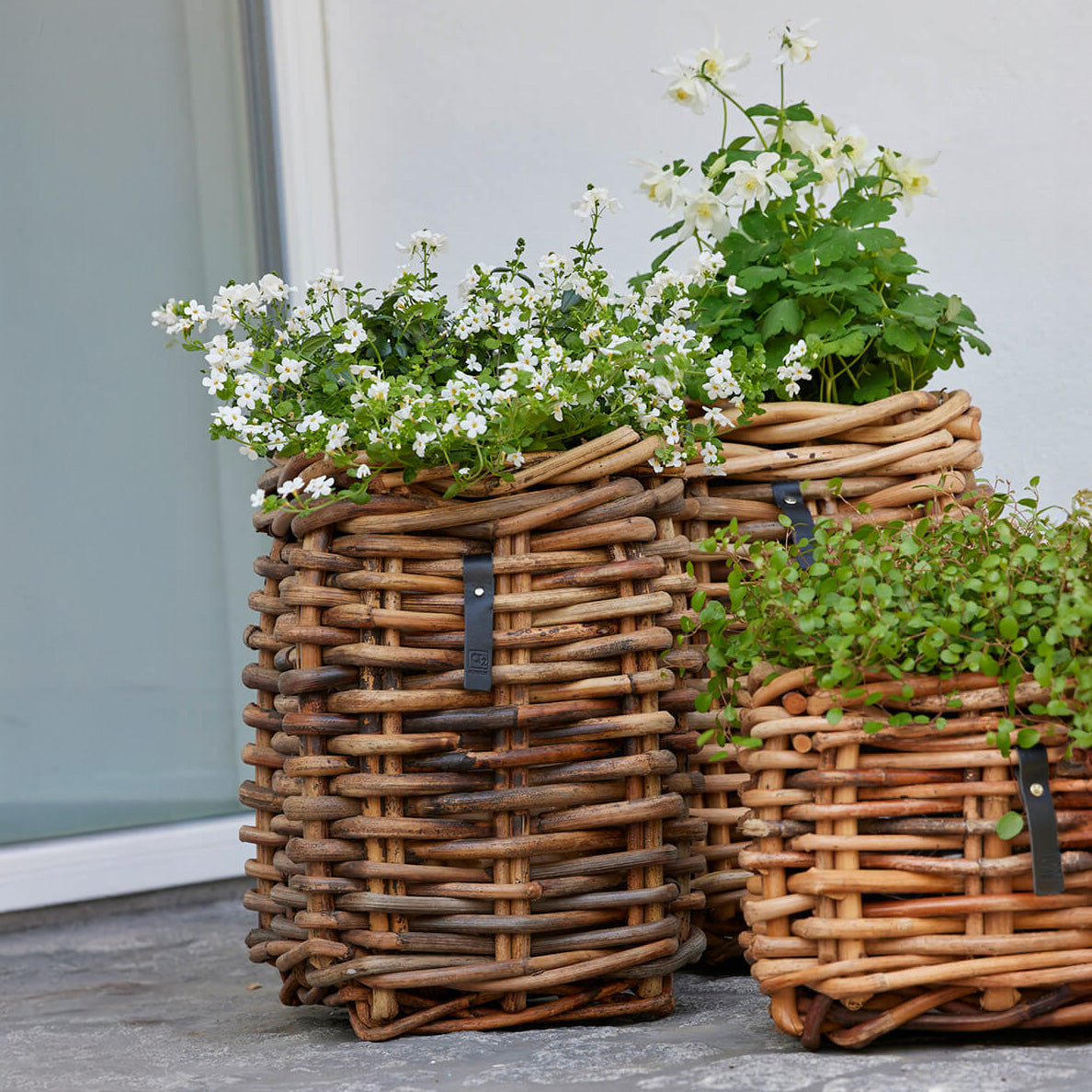 Rattan Korb eckig mini - 27x40cm