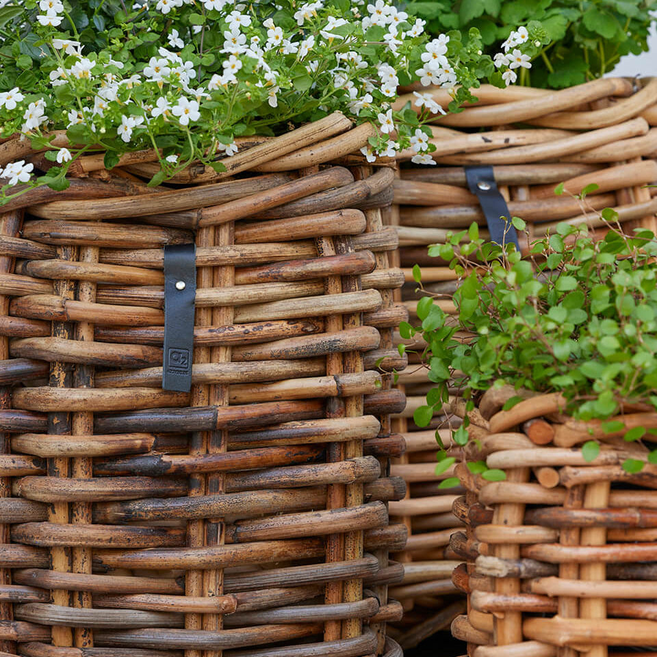 Rattan Korb eckig mini - 27x40cm