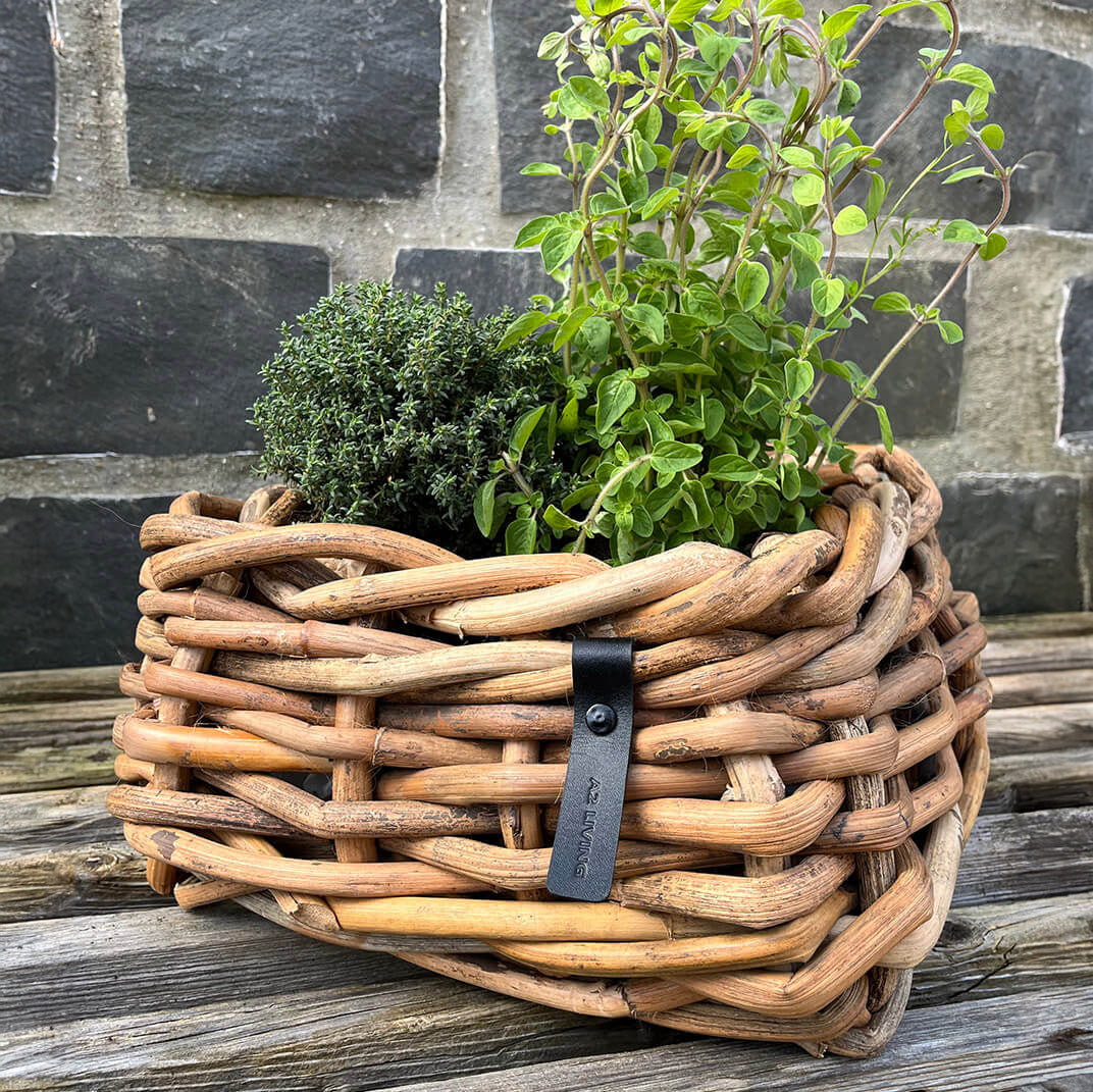 Rattan Schalen - eckig