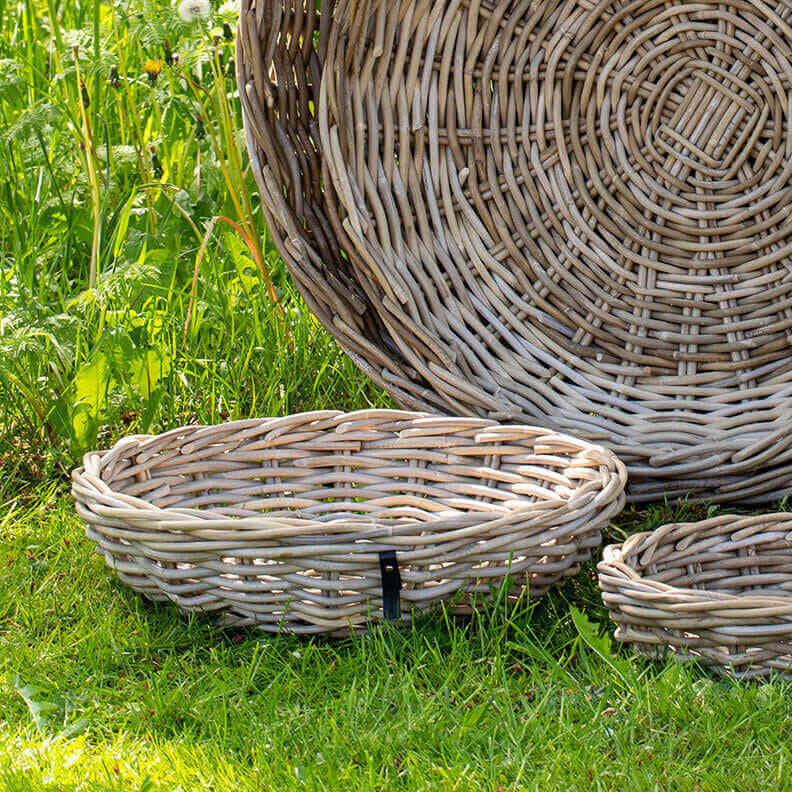 Rattan Schalen Kubu - rund