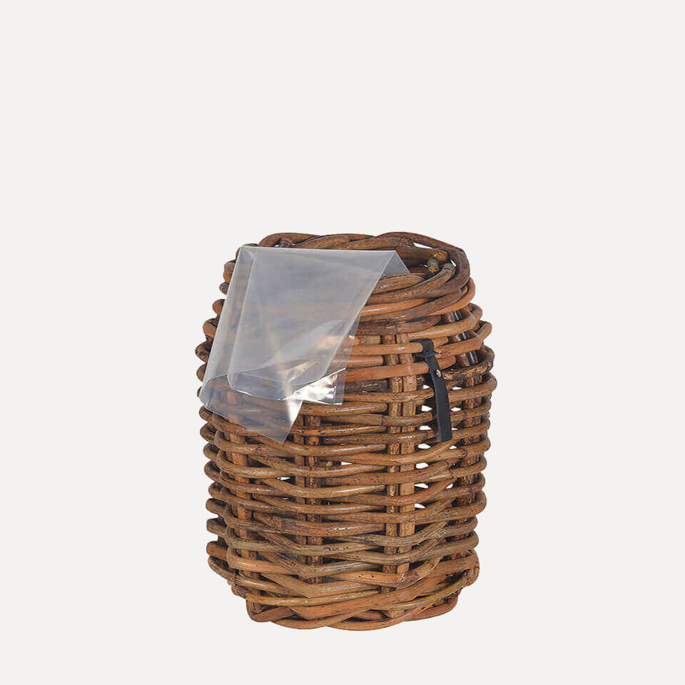 Rattan Korb rund mini - 32x40cm