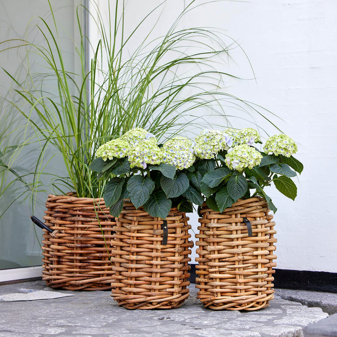 Rattan Korb rund mini - 32x40cm