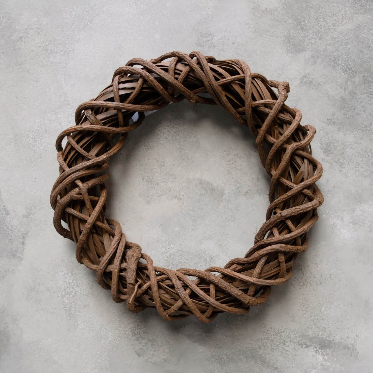 Kranz Rattan - braun
