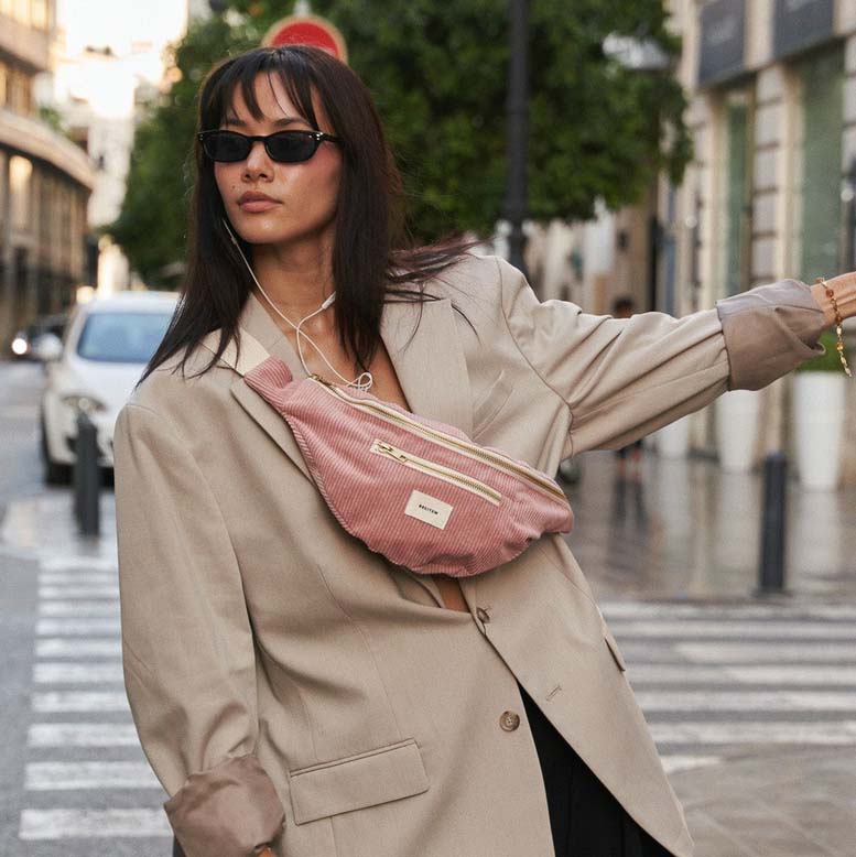 Nina Bauchtasche - altrosa