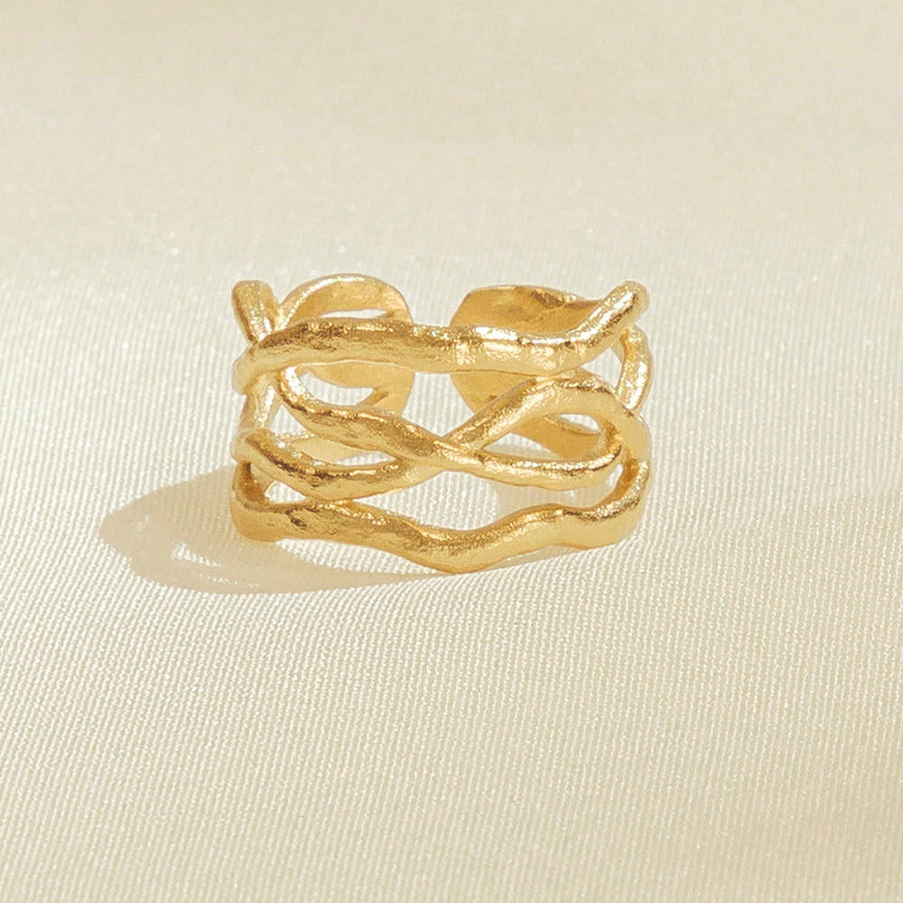 Ring Olea - gold