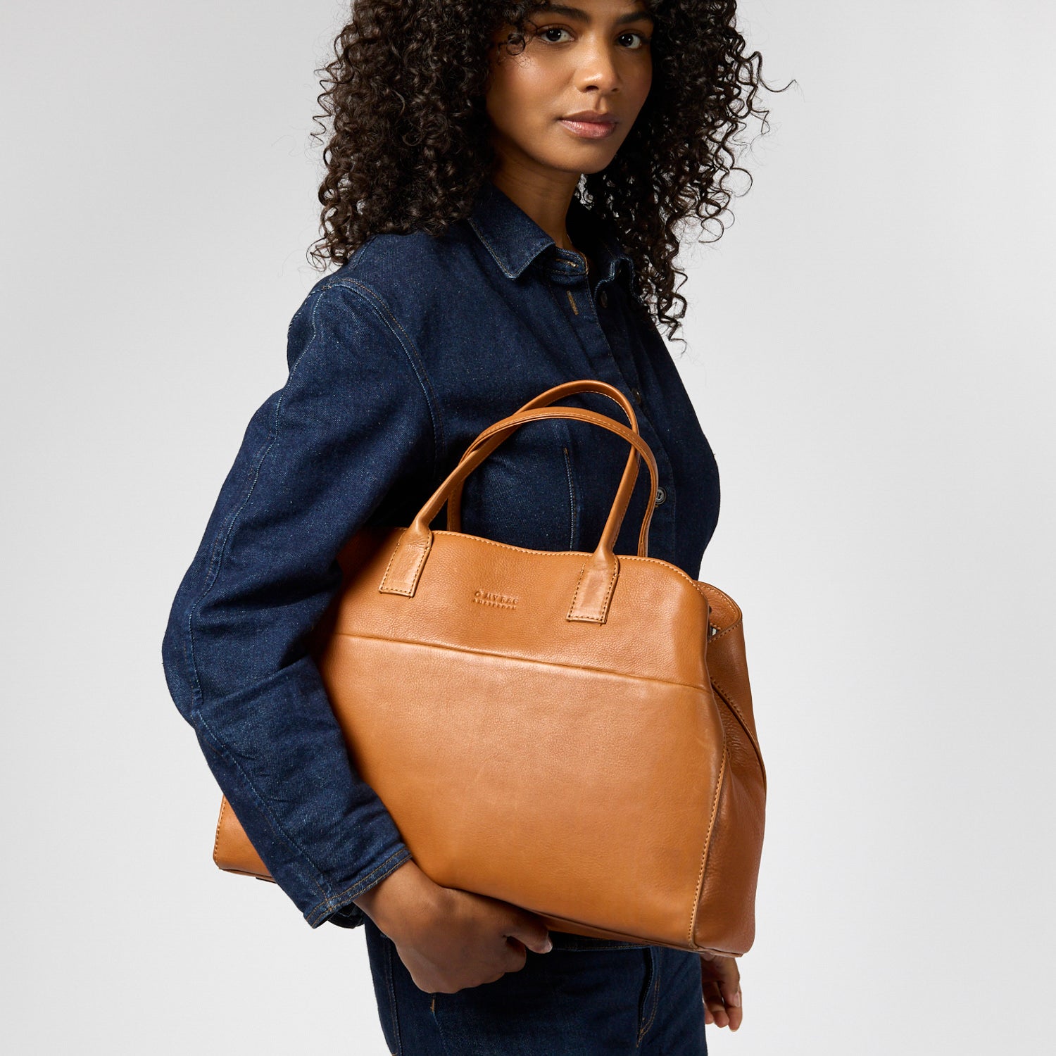 Rita Tasche - Leder Cognac mit 2 Straps