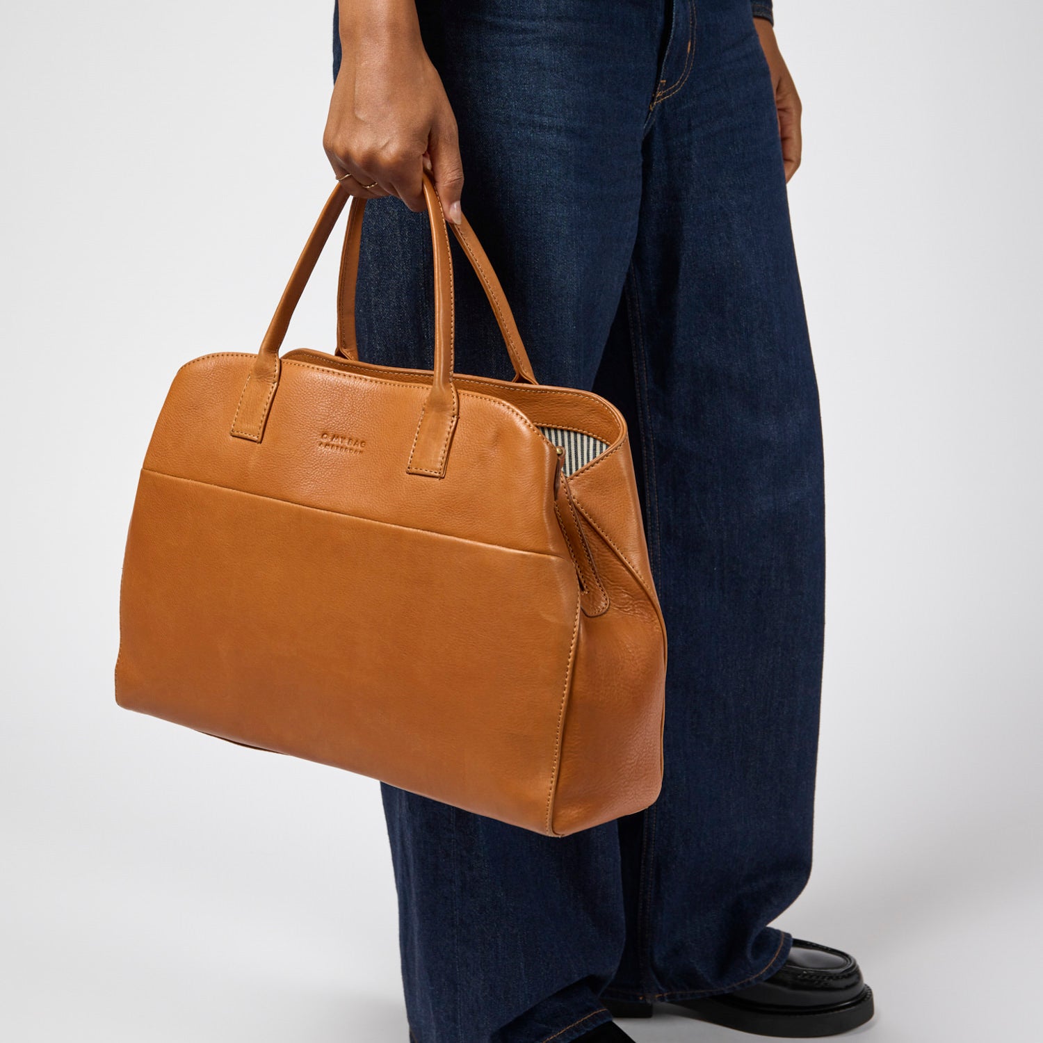 Rita Tasche - Leder Cognac mit 2 Straps