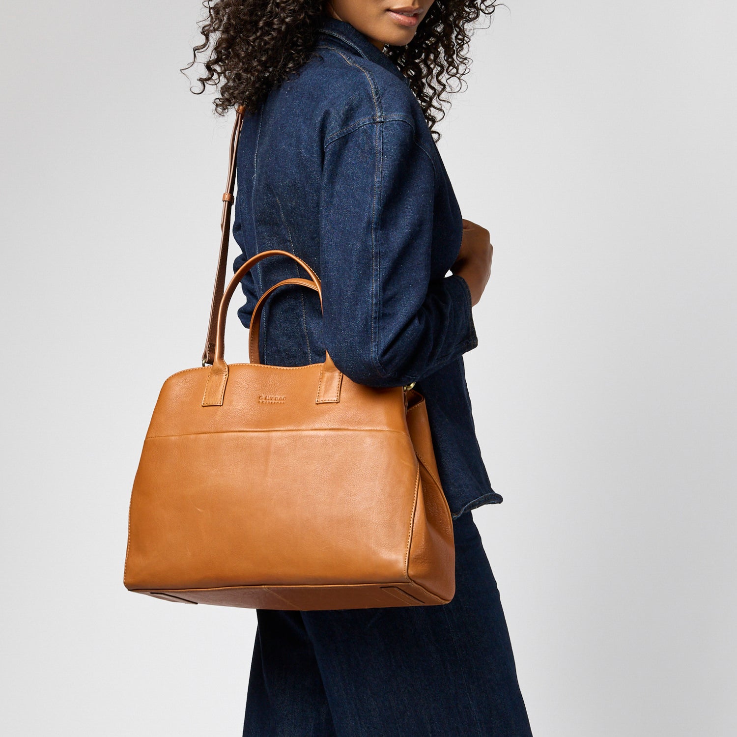 Rita Tasche - Leder Cognac mit 2 Straps