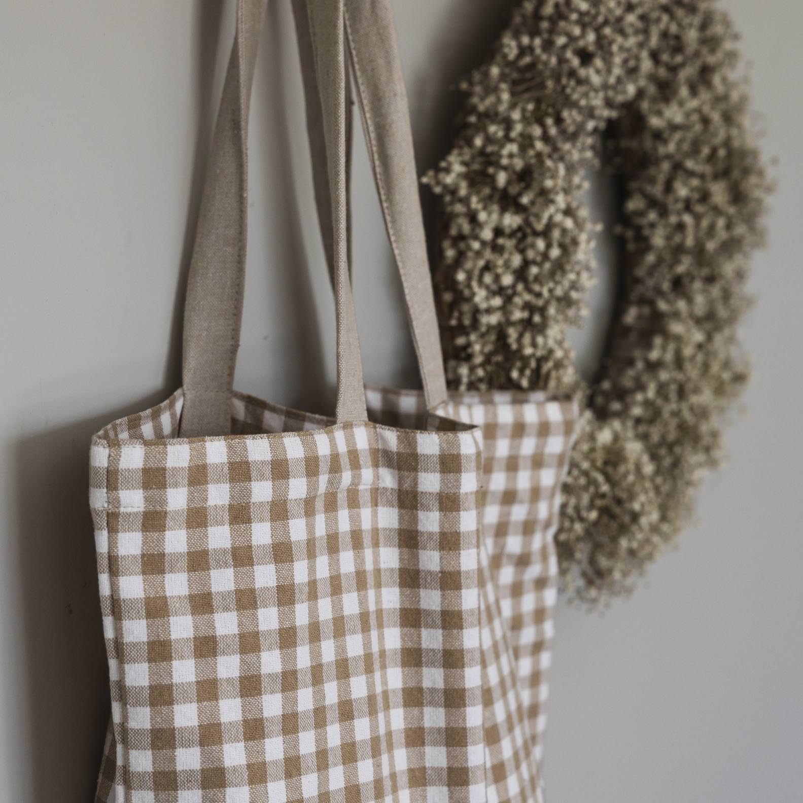 Tasche Rutan aus Baumwolle - beige