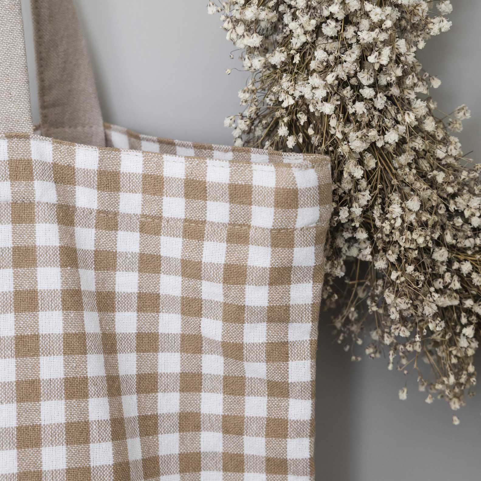 Tasche Rutan aus Baumwolle - beige