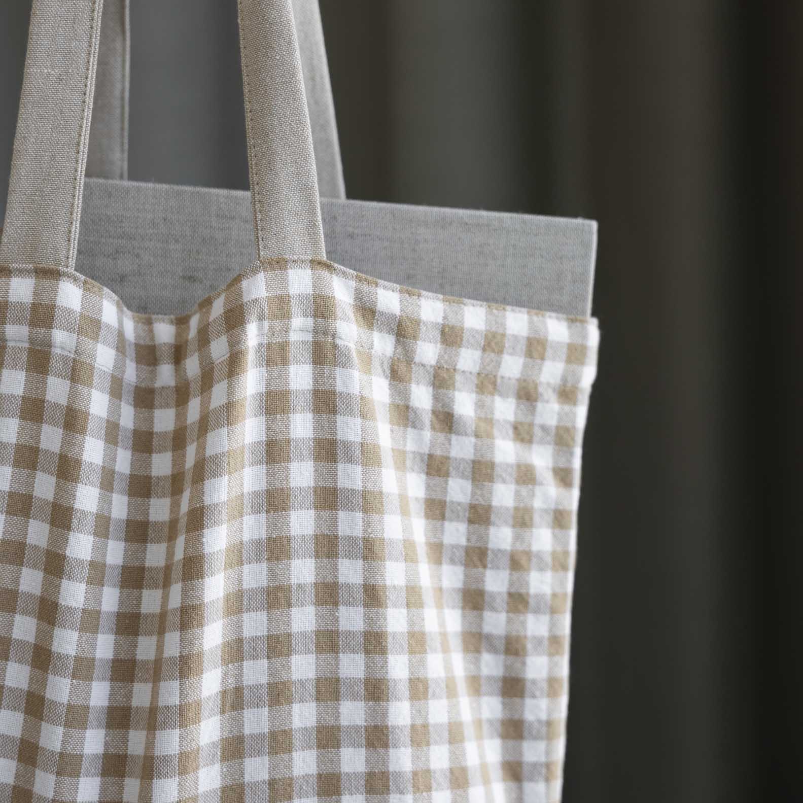 Tasche Rutan aus Baumwolle - beige