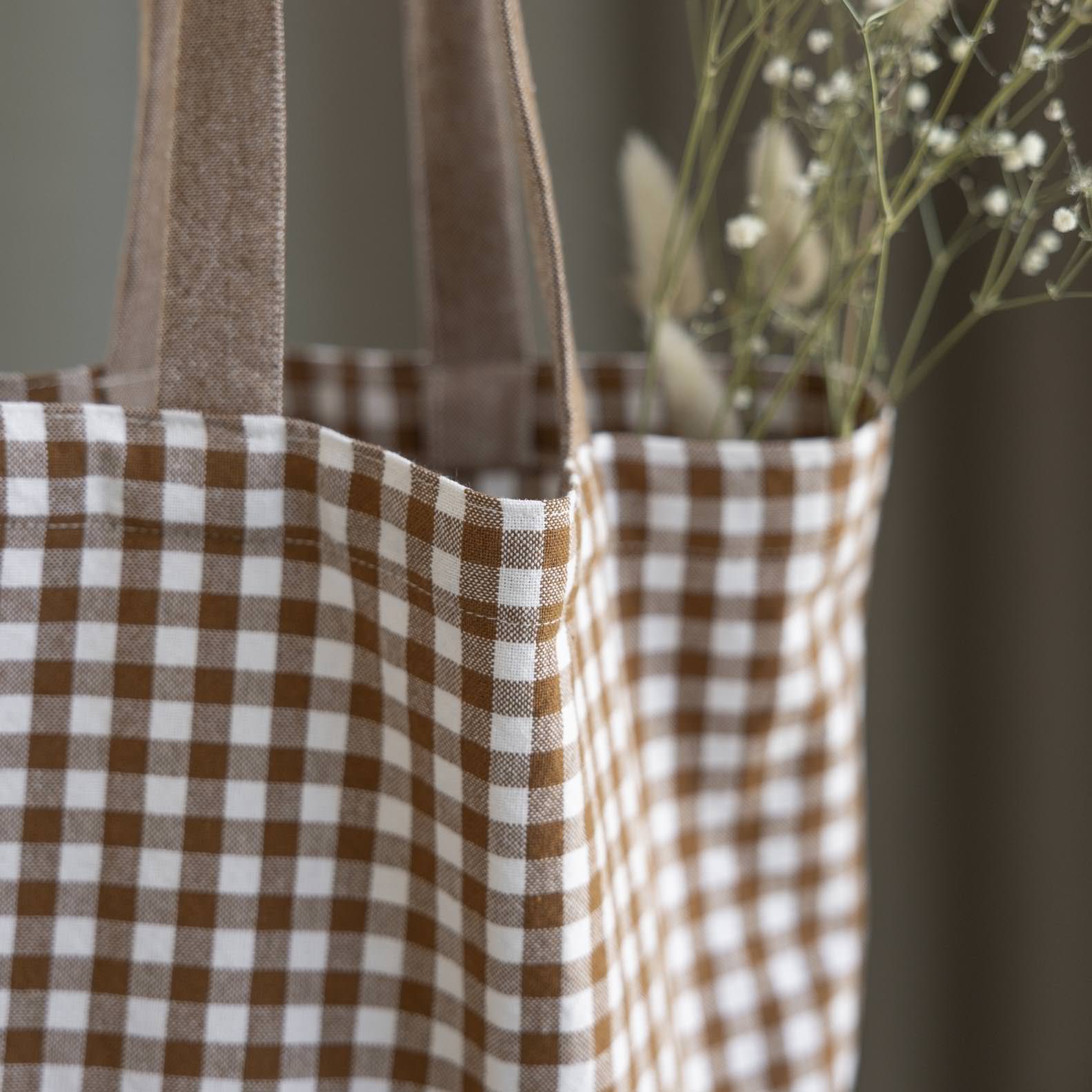 Tasche Rutan aus Baumwolle - braun