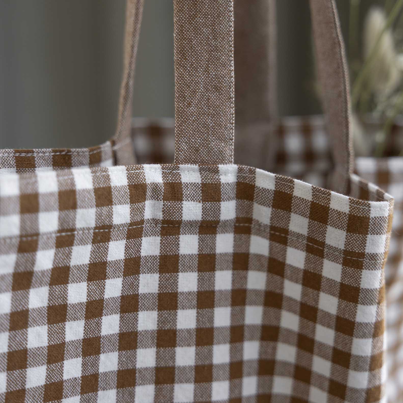 Tasche Rutan aus Baumwolle - braun