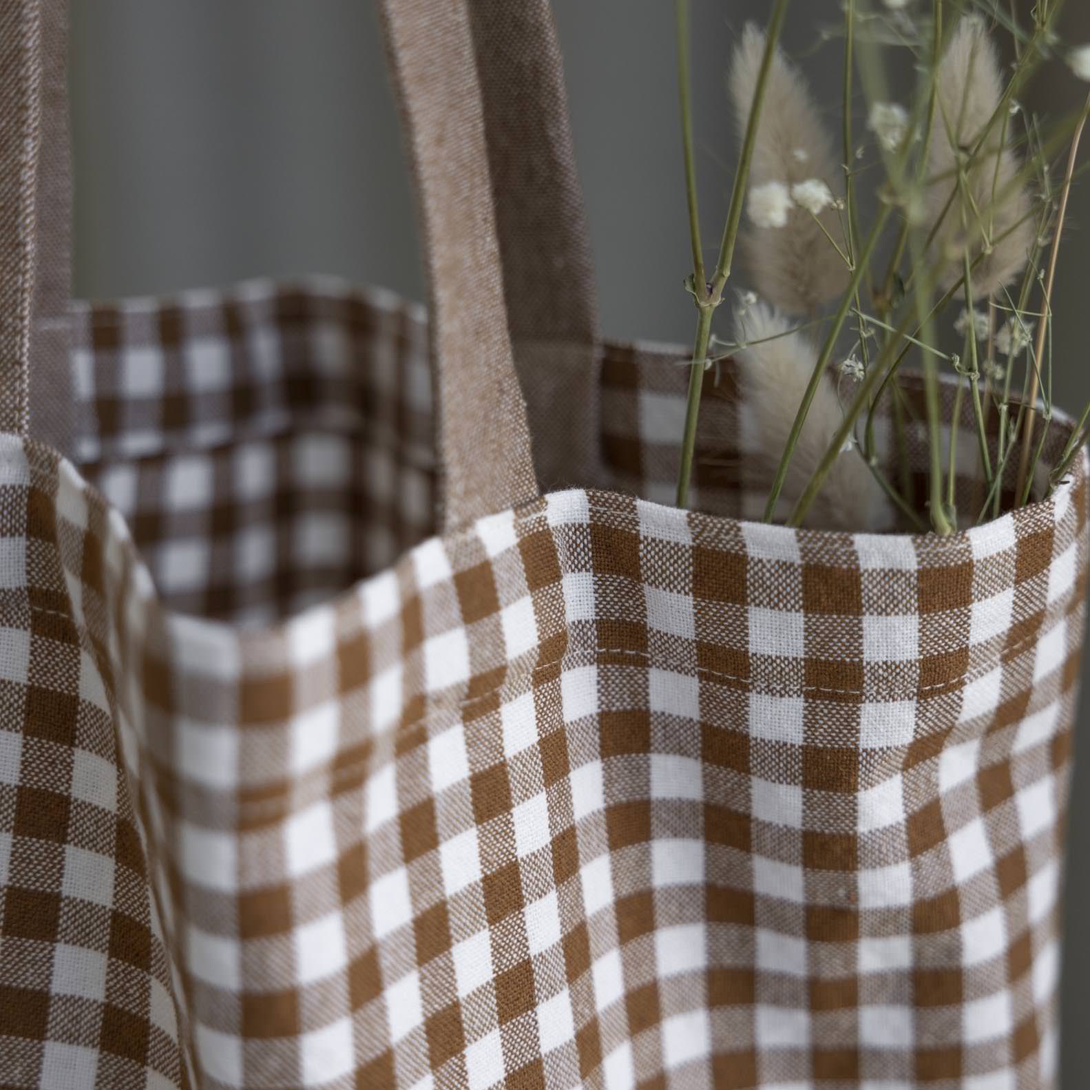 Tasche Rutan aus Baumwolle - braun