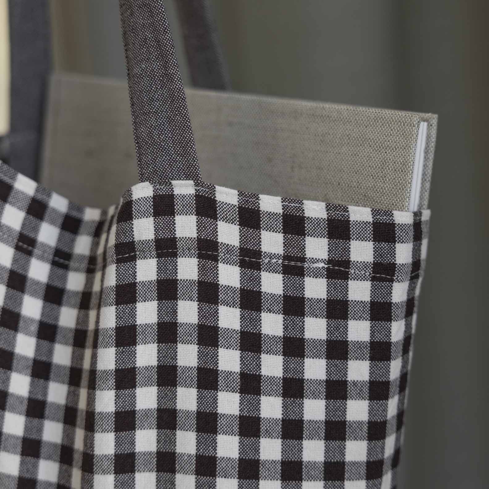 Tasche Rutan aus Baumwolle - dunkelbraun