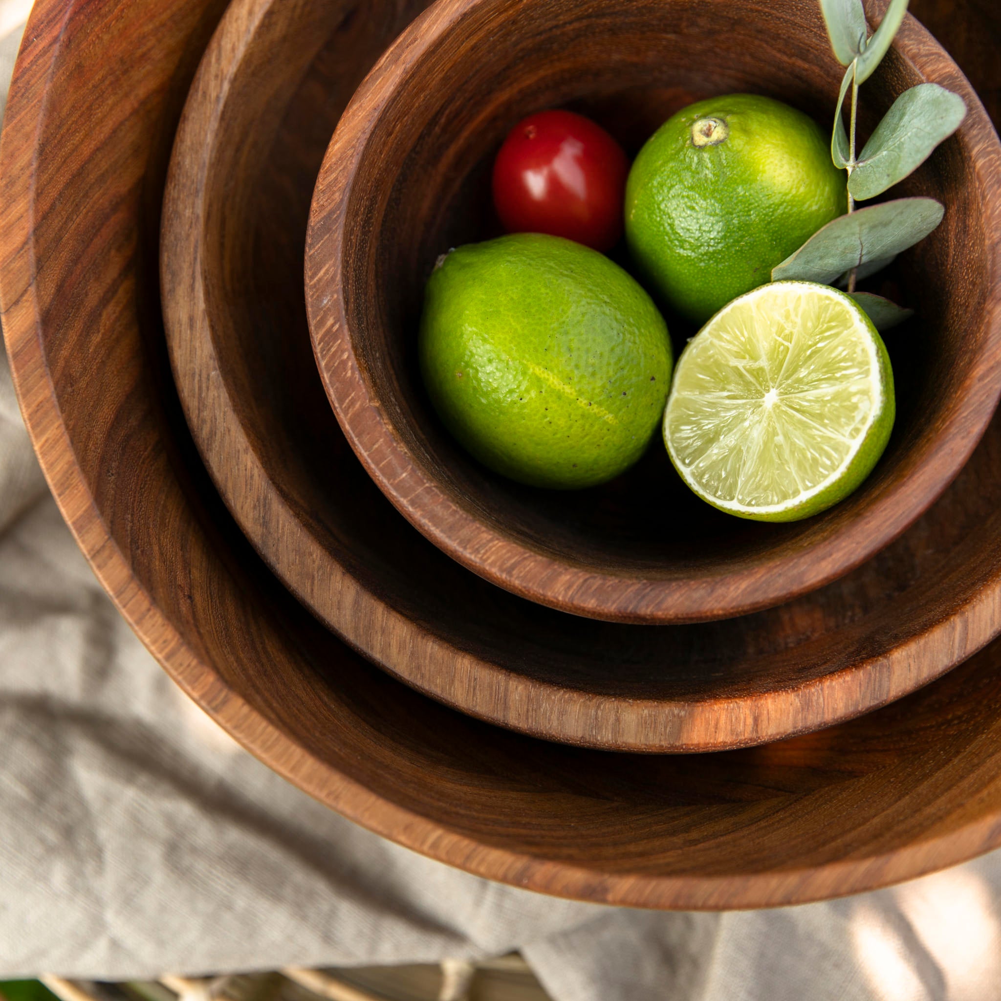 Holzschale aus Kiaat