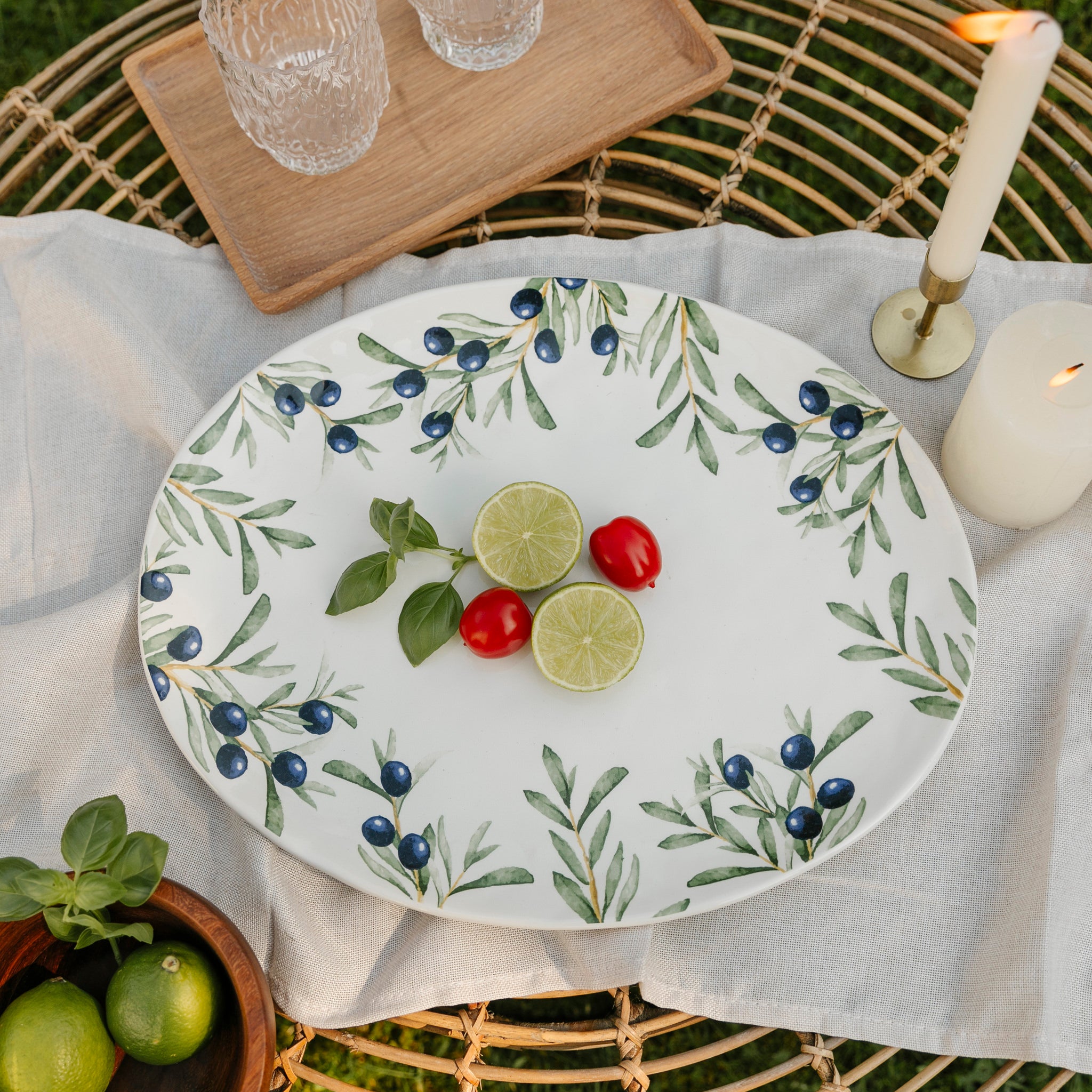 Servierplatte Olivia - oval
