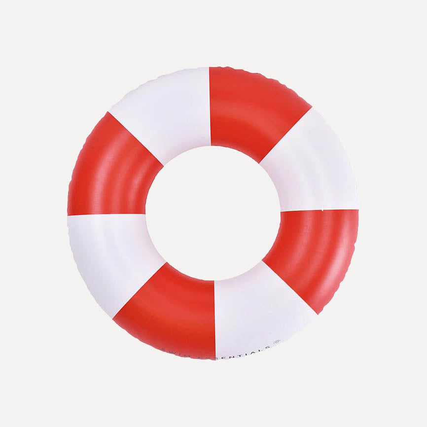 Schwimmring Streifen - rot