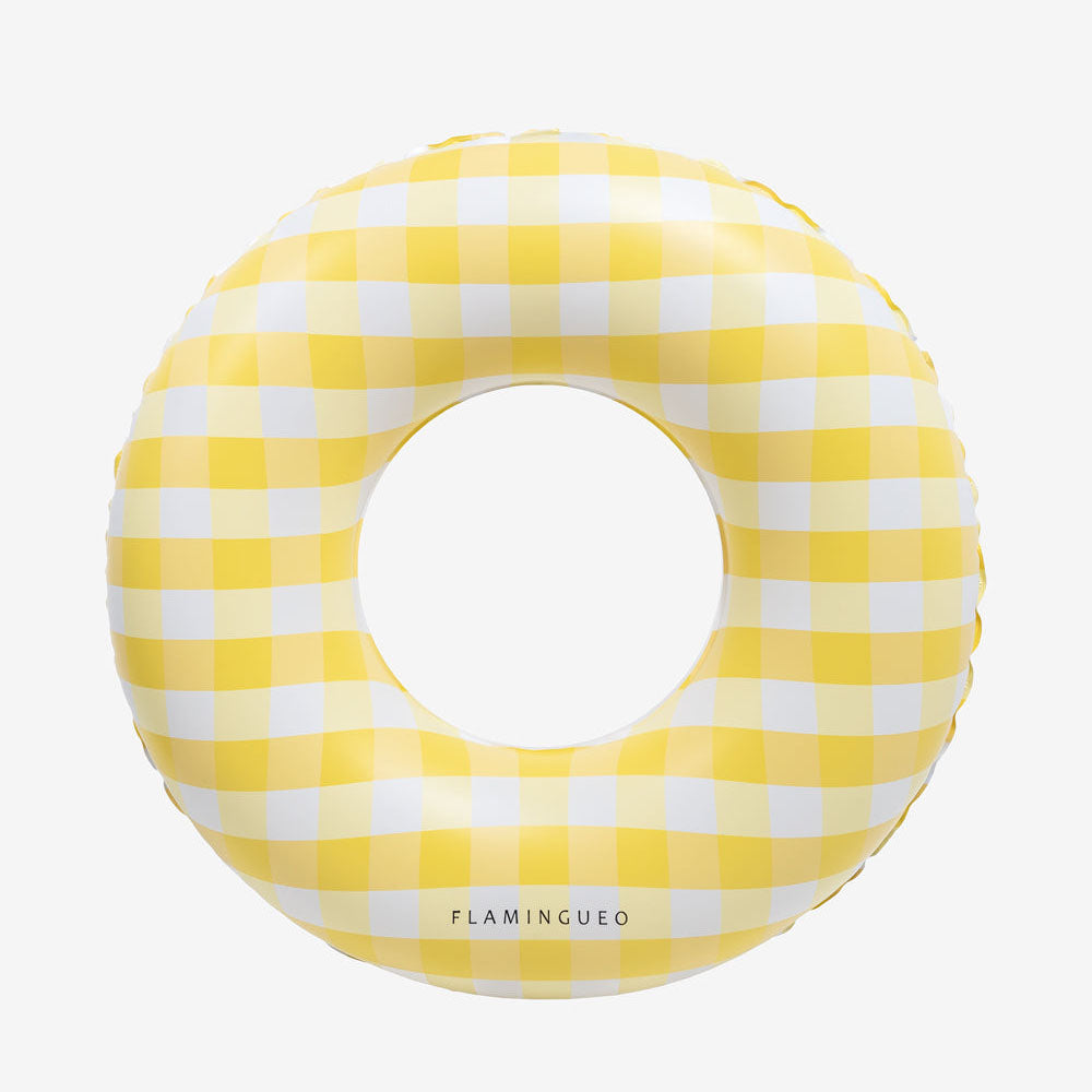 Schwimmring Karo - gelb
