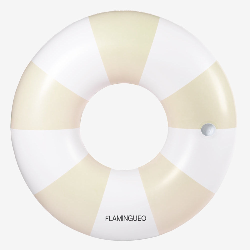 Schwimmring Streifen XL - beige