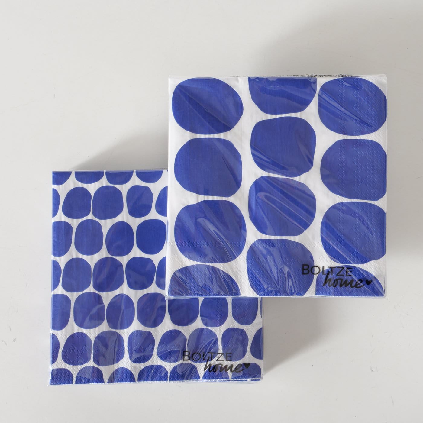 Servietten - blau gepunktet