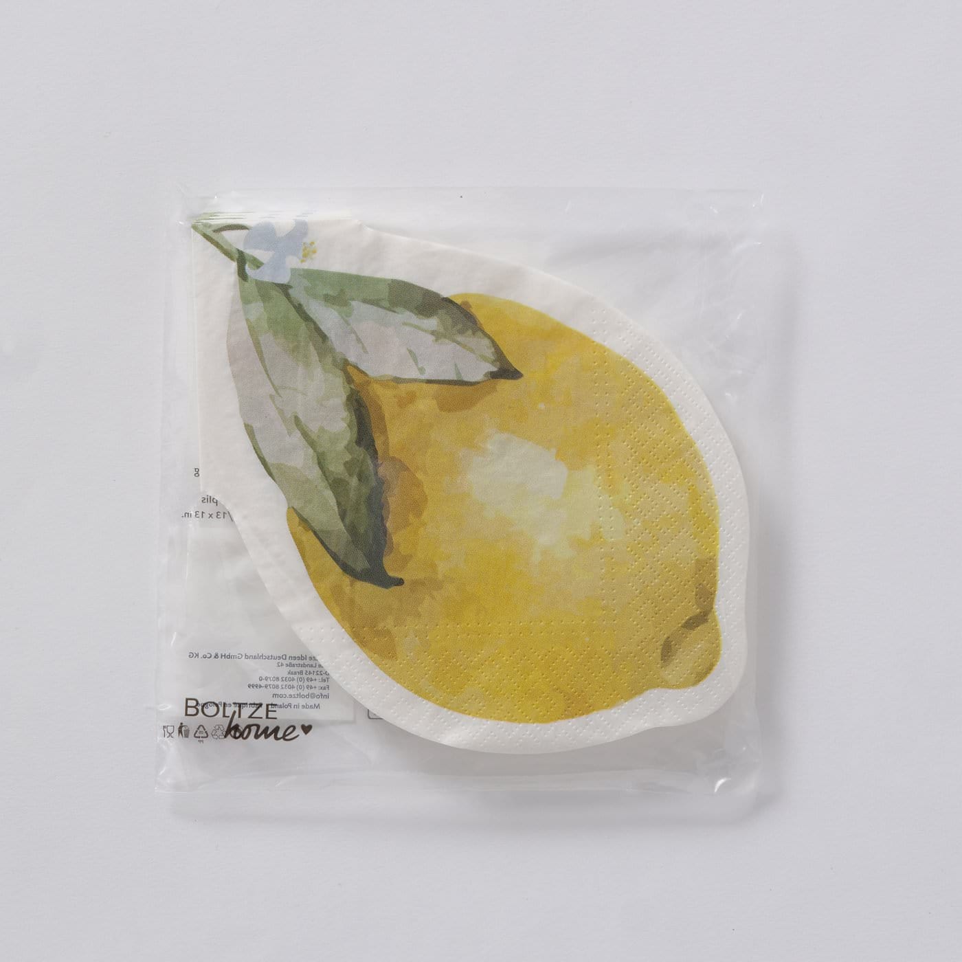 Servietten Zitrone