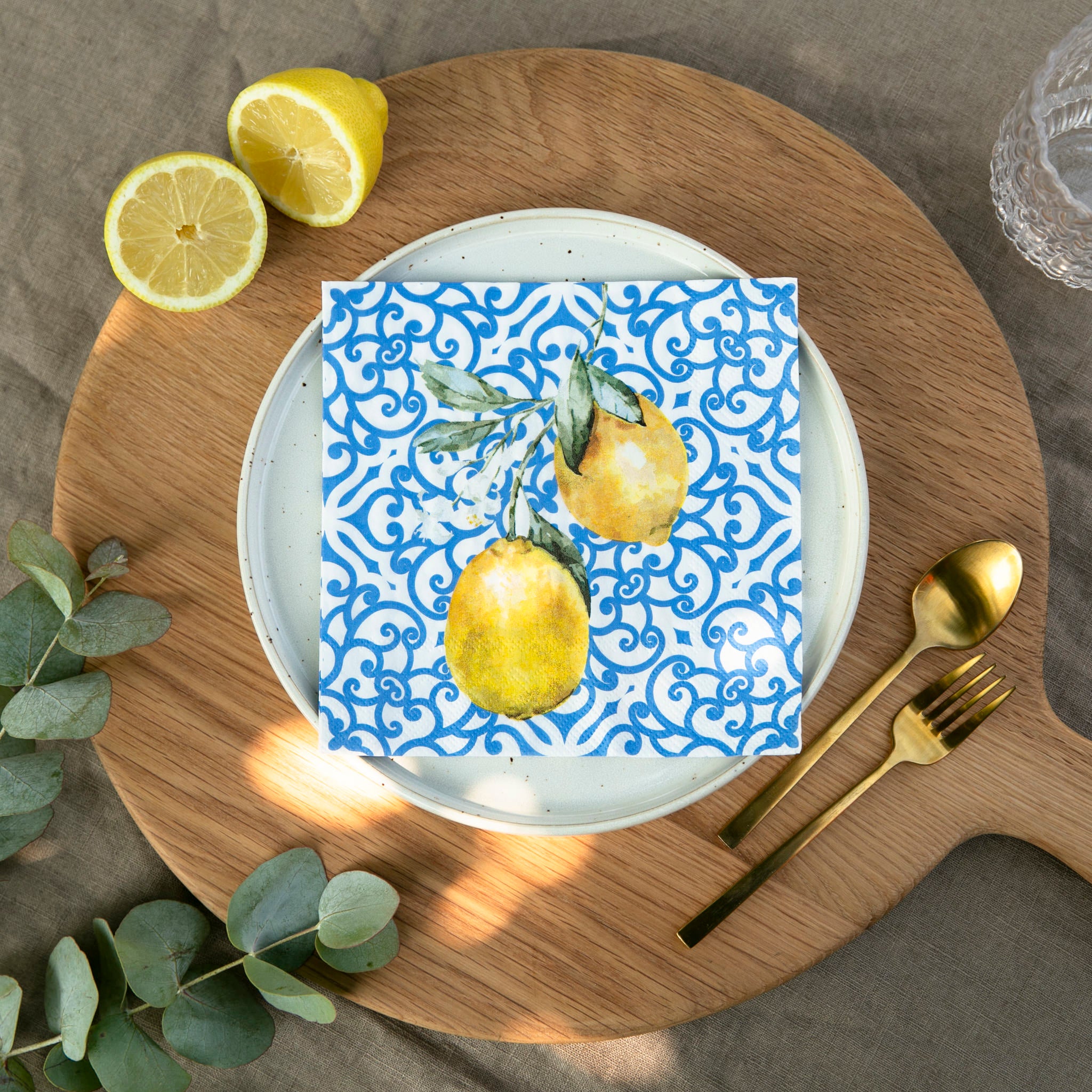 Servietten Capri - Zitrone