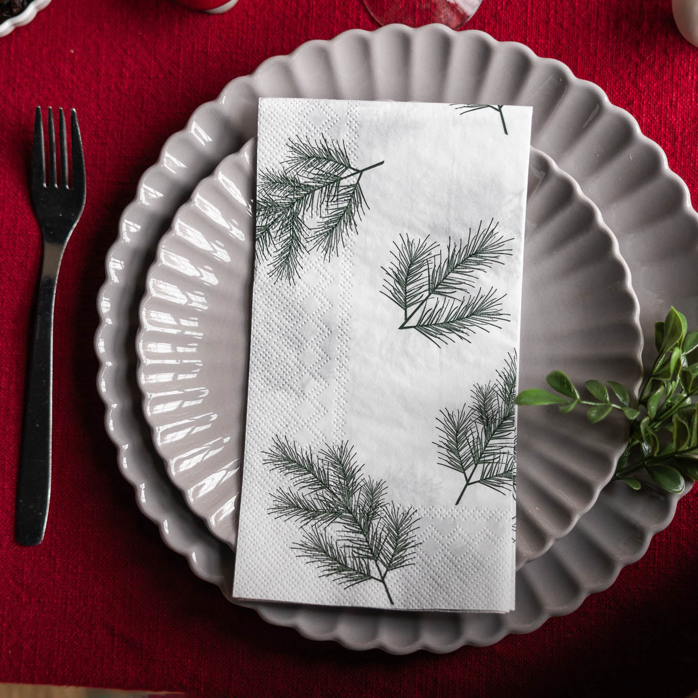 Servietten Vintegran - weiß