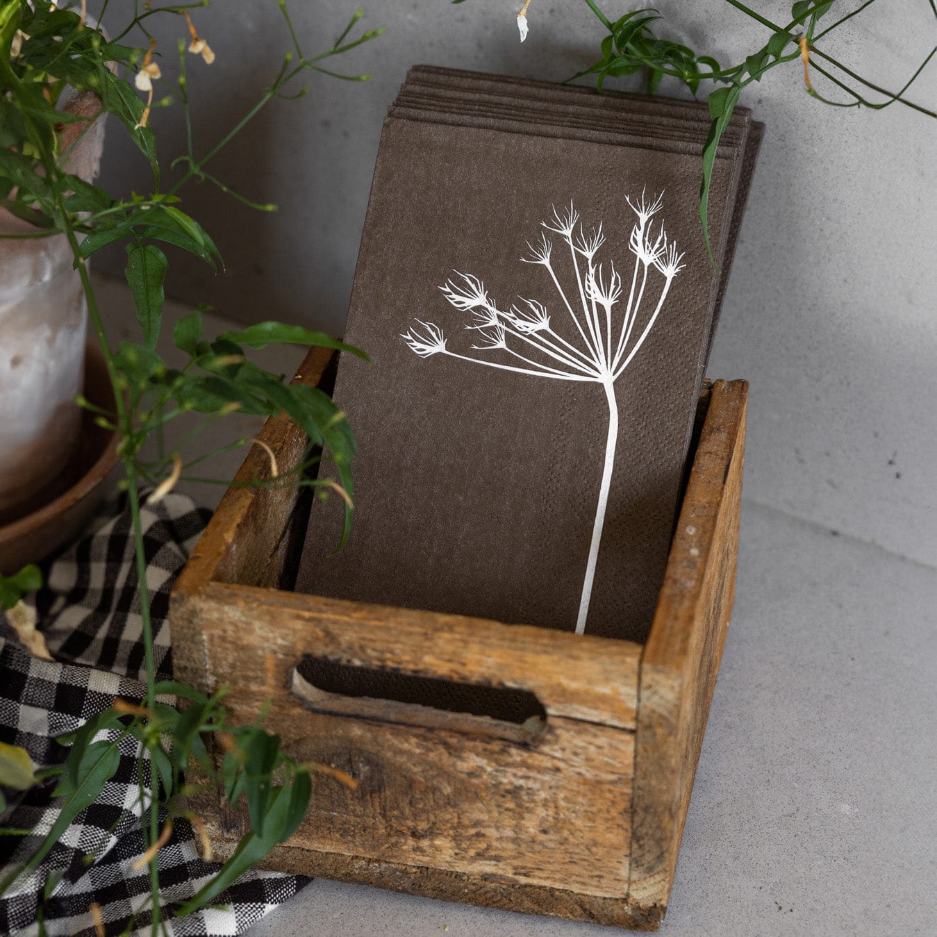 Servietten Kvist - braun