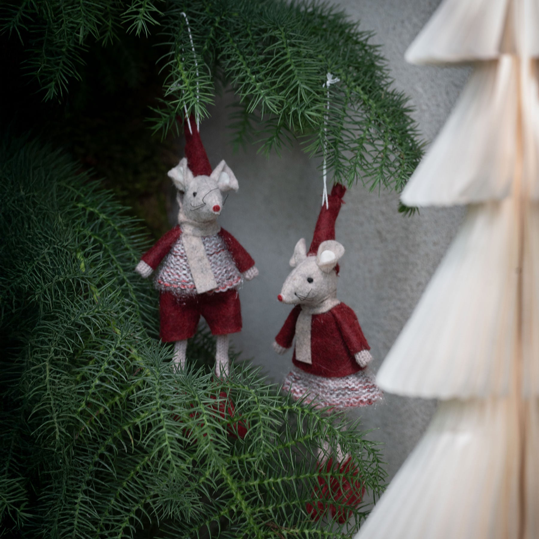 Filzanhänger Sixten & Sally - rot