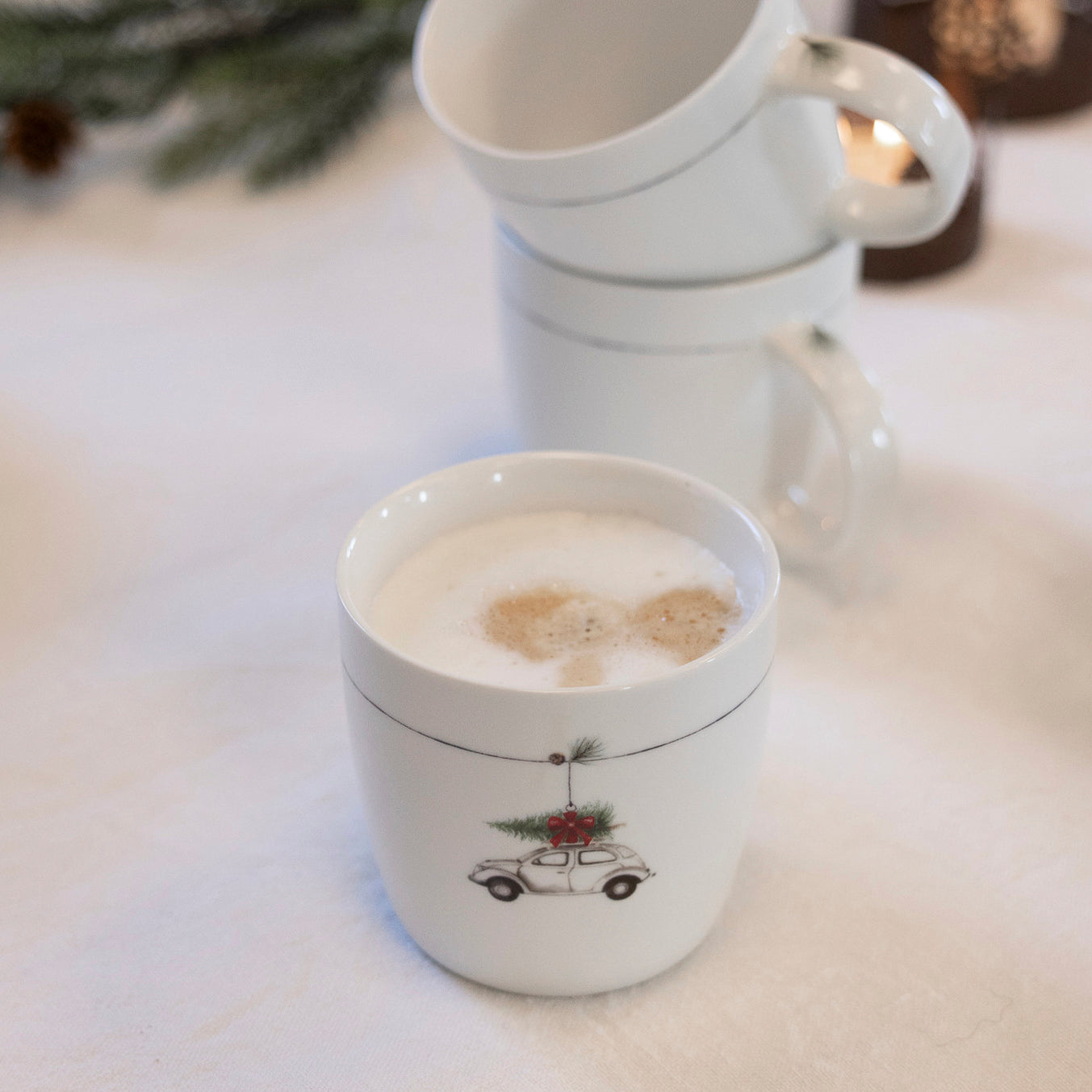 Sögne Weihnachtstasse - Car