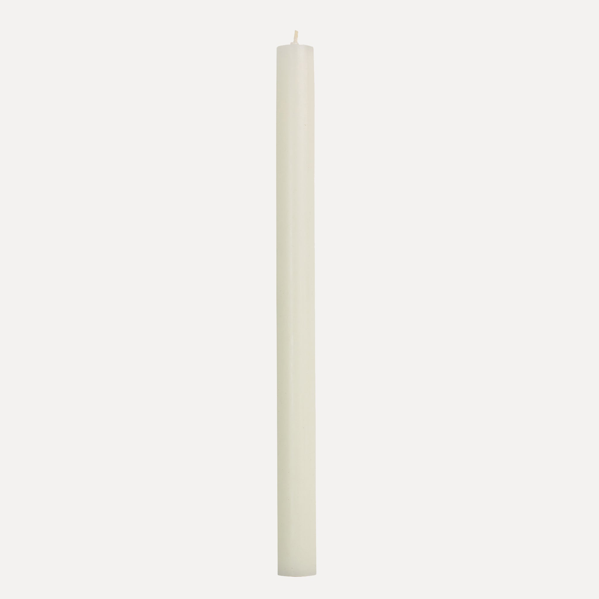 Stabkerze 30 cm - ivory cremweiß