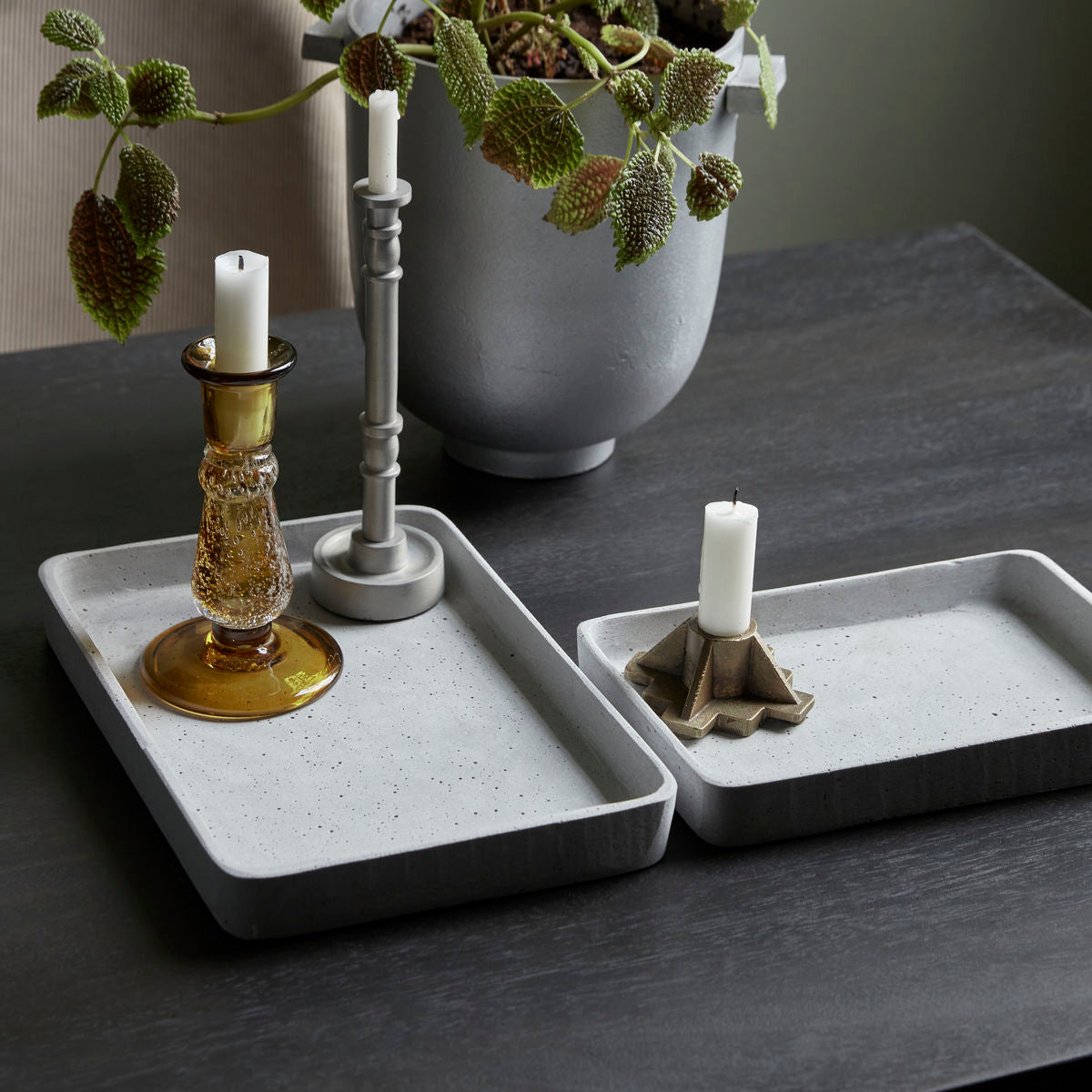 Tablett Retra in Beton-Optik
