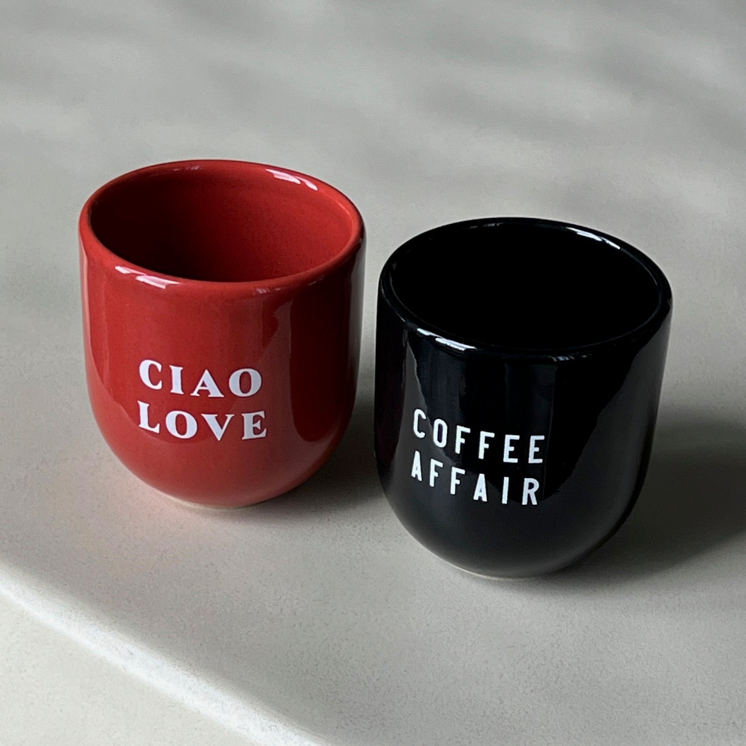 Becher Ciao Love - rot