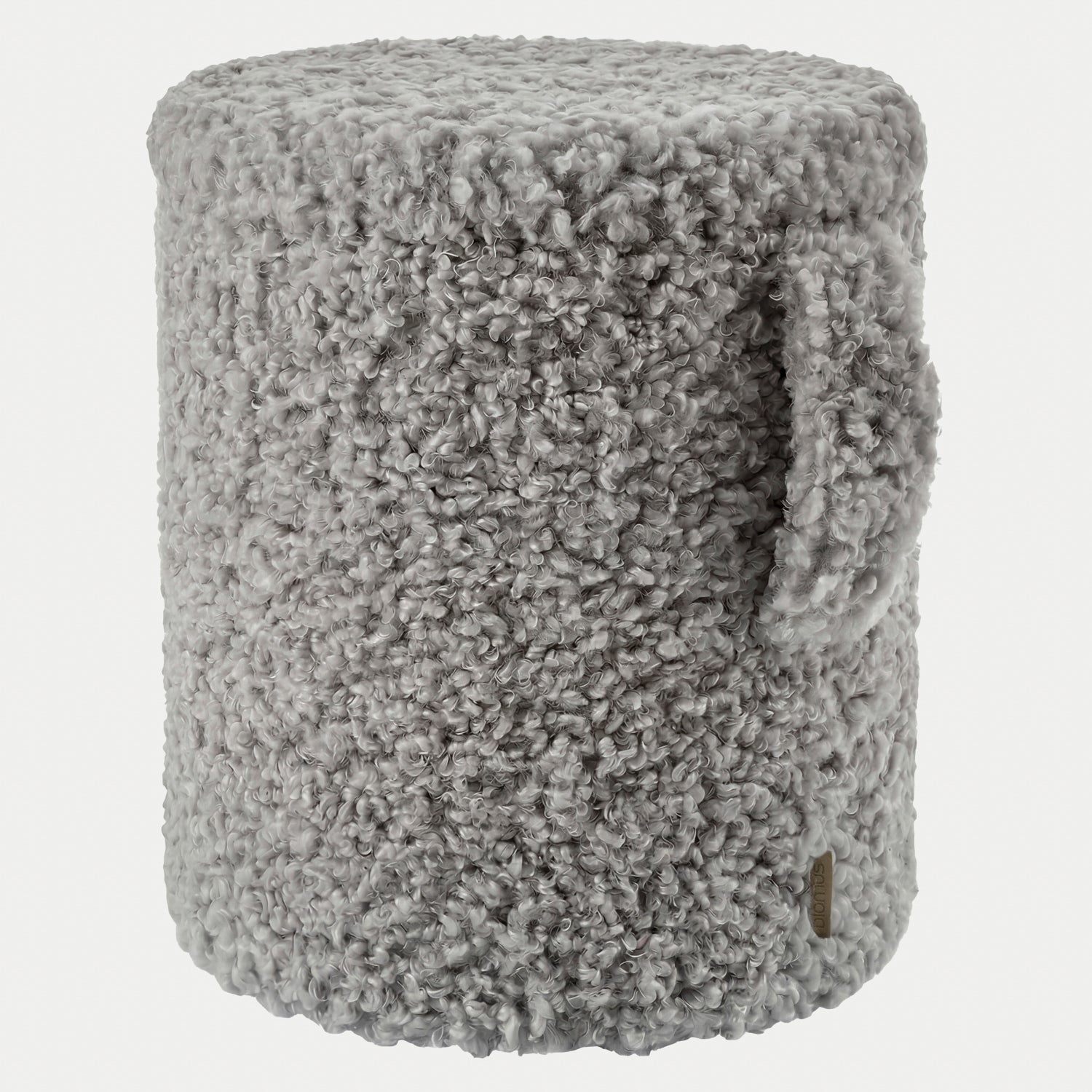 Hocker Teddy mit Stauraum - Sharkskin